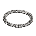 Polished Stainless Steel Curb Chain Bracelet | Ettimus Loond