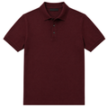 Burgundy Premium Cotton Piqué Polo Shirt | Ettimus Loond
