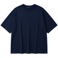 Navy Heavyweight Cotton Oversized T-Shirt | Ettimus Loond