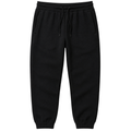 Black Premium Cotton Fleece Joggers | Ettimus Loond